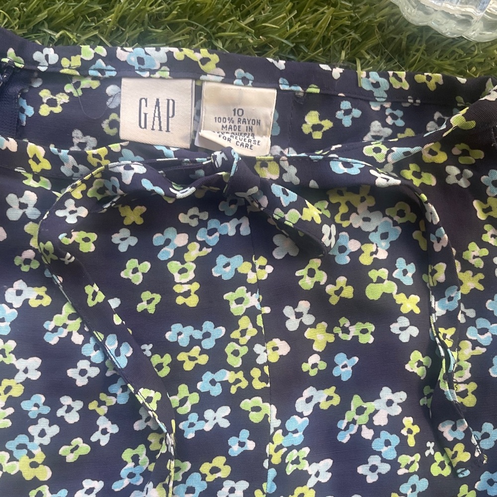 GAP Navy Floral Maxi Skirt - Picture 4 of 7